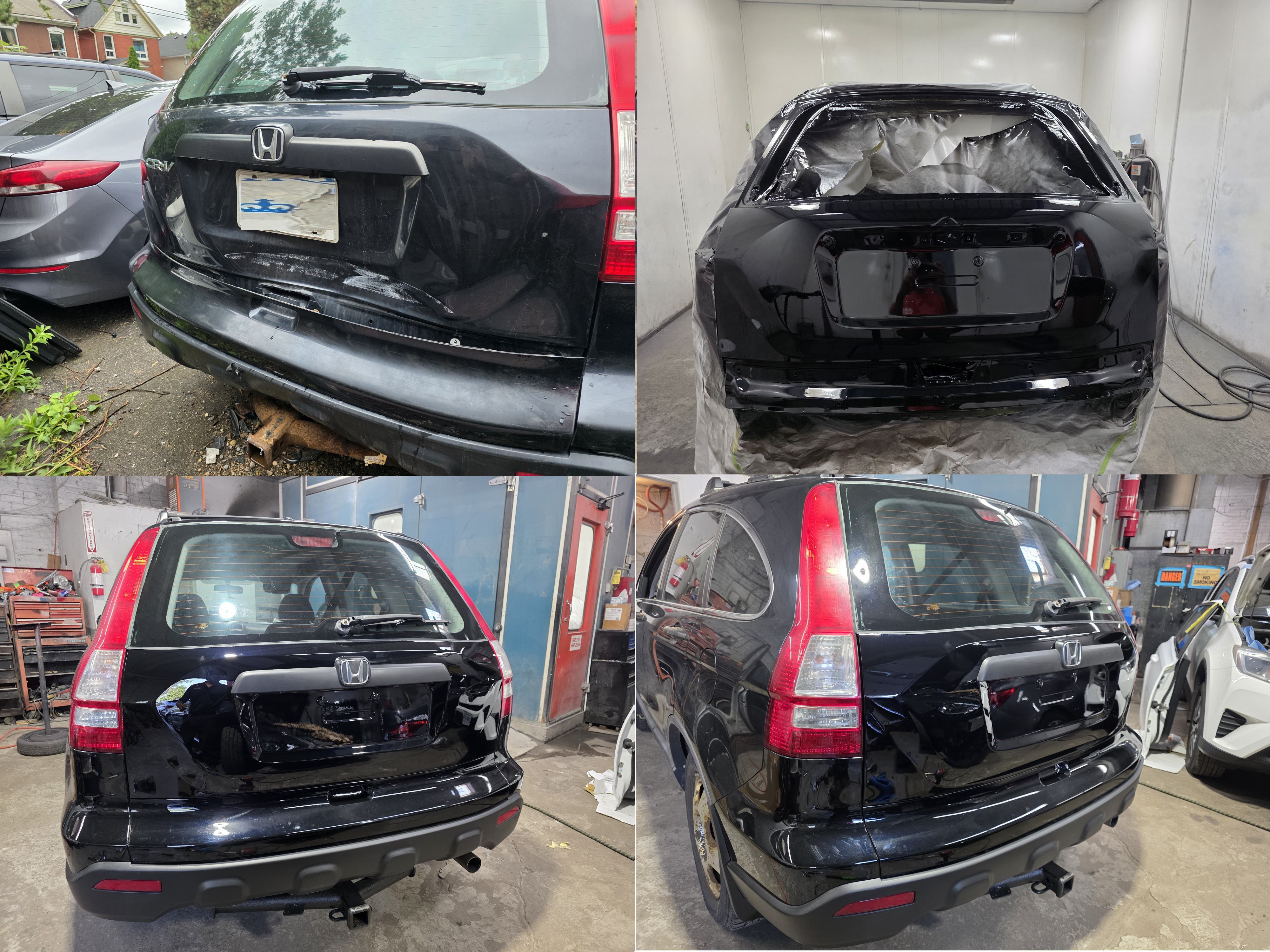 2008 CRV Trunk Lid Rear Damage