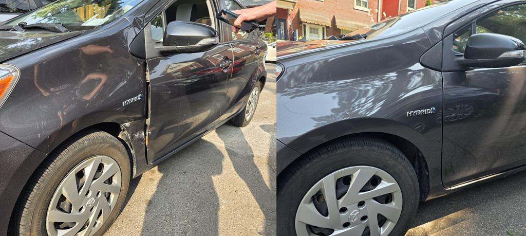 2015 Toyota Prius Fender And Door Collision