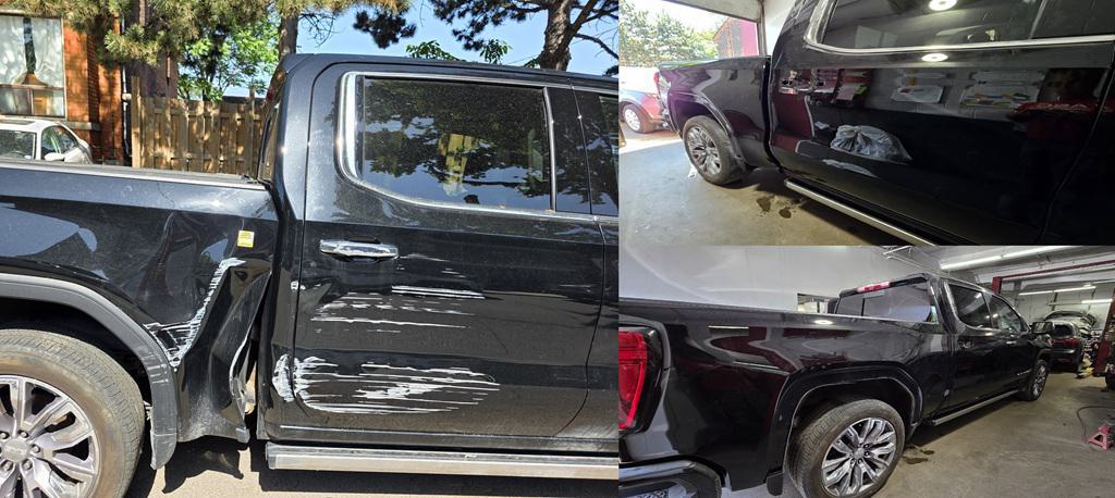 2022 GMC Denali Bed And Rear Door Collision